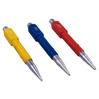 Amtech 3pc Colour Coded Centre Punch Set Amtech 3pc Colour Coded Centre Punch Set